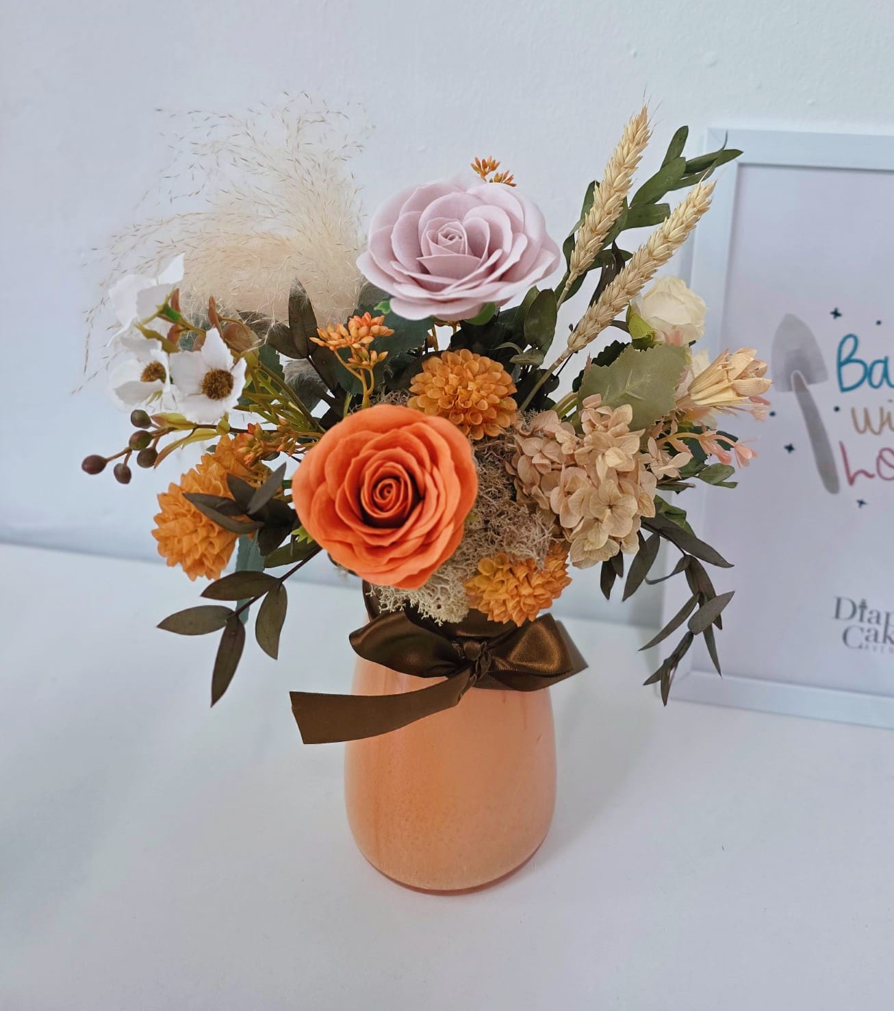 Preserved Flower Jar (Rustic Radiance)